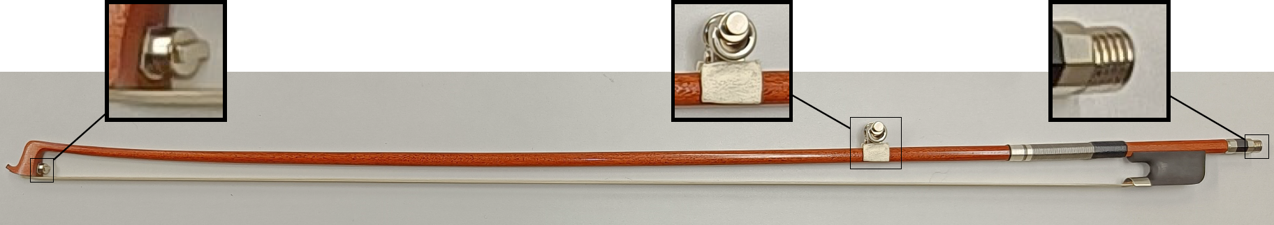 Experimental violin bow